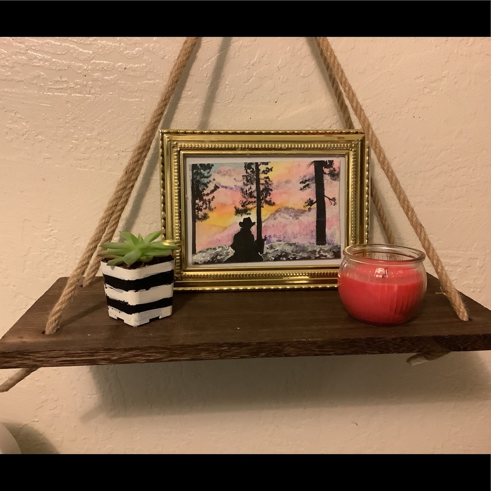 Boho Hanging Shelves